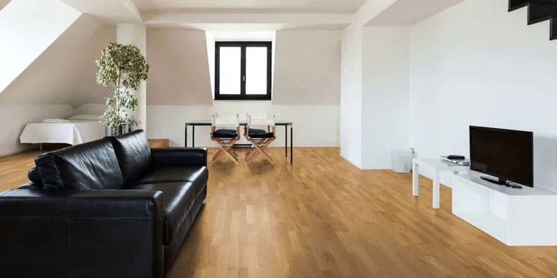 Klassicher Schiffsboden in Wohnzimmer